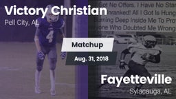 Matchup: Victory Christian vs. Fayetteville  2018