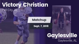 Matchup: Victory Christian vs. Gaylesville  2018