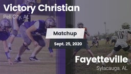 Matchup: Victory Christian vs. Fayetteville  2020