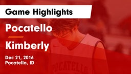 Pocatello  vs Kimberly  Game Highlights - Dec 21, 2016