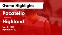 Pocatello  vs Highland  Game Highlights - Jan 7, 2017