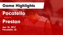 Pocatello  vs Preston  Game Highlights - Jan 10, 2017