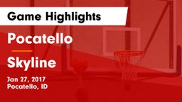 Pocatello  vs Skyline  Game Highlights - Jan 27, 2017