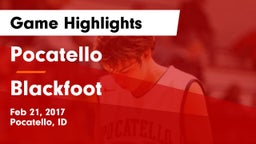 Pocatello  vs Blackfoot  Game Highlights - Feb 21, 2017