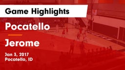 Pocatello  vs Jerome  Game Highlights - Jan 3, 2017