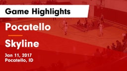 Pocatello  vs Skyline  Game Highlights - Jan 11, 2017