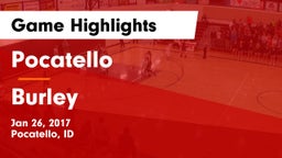 Pocatello  vs Burley  Game Highlights - Jan 26, 2017
