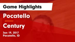 Pocatello  vs Century  Game Highlights - Jan 19, 2017