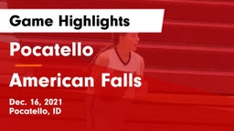 Pocatello  vs American Falls  Game Highlights - Dec. 16, 2021