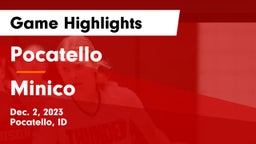 Pocatello  vs Minico  Game Highlights - Dec. 2, 2023