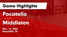 Pocatello  vs Middleton  Game Highlights - Dec. 16, 2023