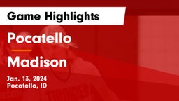 Pocatello  vs Madison  Game Highlights - Jan. 13, 2024