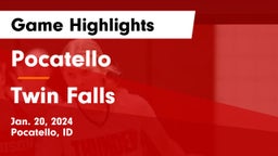 Pocatello  vs Twin Falls  Game Highlights - Jan. 20, 2024