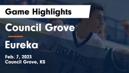 Council Grove  vs Eureka  Game Highlights - Feb. 7, 2023