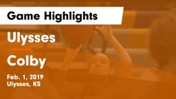 Ulysses  vs Colby  Game Highlights - Feb. 1, 2019