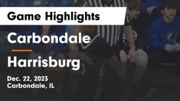 Carbondale  vs Harrisburg  Game Highlights - Dec. 22, 2023