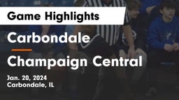 Carbondale  vs Champaign Central  Game Highlights - Jan. 20, 2024