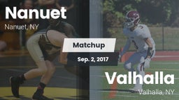Matchup: Nanuet  vs. Valhalla  2017