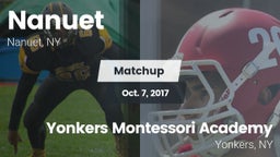 Matchup: Nanuet  vs. Yonkers Montessori Academy 2017