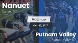 Matchup: Nanuet  vs. Putnam Valley  2017