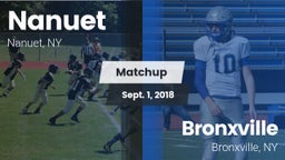 Matchup: Nanuet  vs. Bronxville  2018