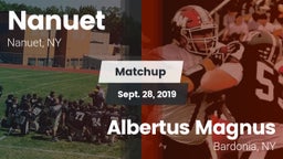 Matchup: Nanuet  vs. Albertus Magnus  2019
