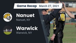Recap: Nanuet  vs. Warwick  2021