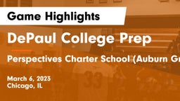 DePaul College Prep  vs Perspectives Charter School (Auburn Gresham) Campus Game Highlights - March 6, 2023