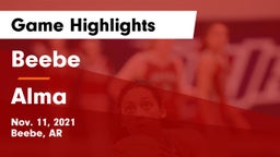 Beebe  vs Alma  Game Highlights - Nov. 11, 2021