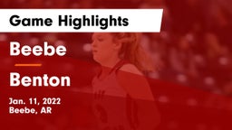 Beebe  vs Benton  Game Highlights - Jan. 11, 2022
