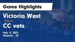 Victoria West  vs CC vets Game Highlights - Feb. 5, 2021