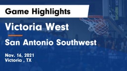 Victoria West  vs San Antonio Southwest Game Highlights - Nov. 16, 2021