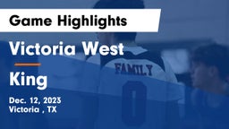 Victoria West  vs King  Game Highlights - Dec. 12, 2023