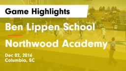 Ben Lippen School vs Northwood Academy Game Highlights - Dec 02, 2016