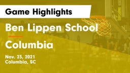 Ben Lippen School vs Columbia  Game Highlights - Nov. 23, 2021