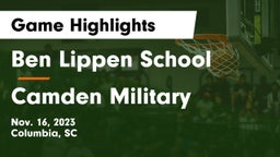 Ben Lippen School vs Camden Military  Game Highlights - Nov. 16, 2023