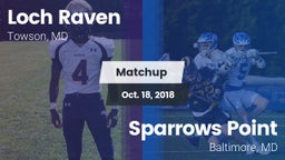 Matchup: Loch Raven High vs. Sparrows Point  2018