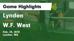 Lynden  vs W.F. West  Game Highlights - Feb. 24, 2018