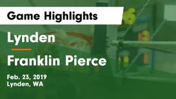 Lynden  vs Franklin Pierce  Game Highlights - Feb. 23, 2019