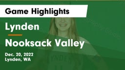 Lynden  vs Nooksack Valley  Game Highlights - Dec. 20, 2022