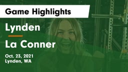 Lynden  vs La Conner  Game Highlights - Oct. 23, 2021
