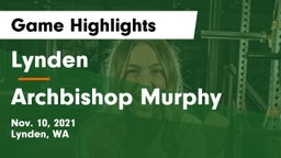 Lynden  vs Archbishop Murphy  Game Highlights - Nov. 10, 2021