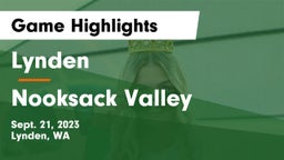 Lynden  vs Nooksack Valley  Game Highlights - Sept. 21, 2023