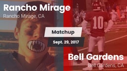 Matchup: Rancho Mirage High vs. Bell Gardens  2017