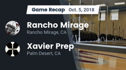 Recap: Rancho Mirage  vs. Xavier Prep  2018