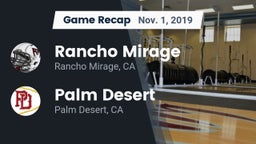 Recap: Rancho Mirage  vs. Palm Desert  2019
