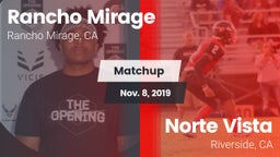 Matchup: Rancho Mirage High vs. Norte Vista  2019