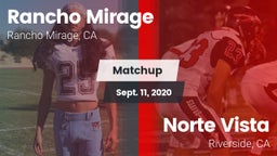 Matchup: Rancho Mirage High vs. Norte Vista  2020