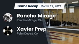 Recap: Rancho Mirage  vs. Xavier Prep  2021