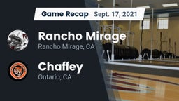 Recap: Rancho Mirage  vs. Chaffey  2021